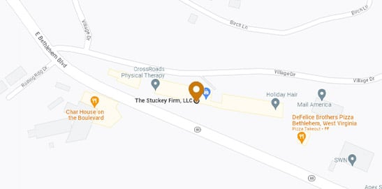The Stuckey Firm, LLC, Wheeling Office Map